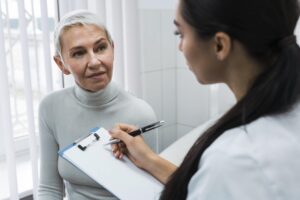 doctora y paciente